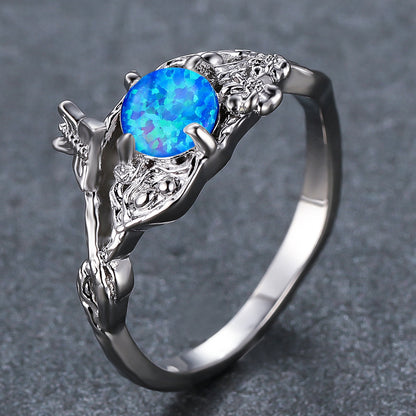 Women's Deer Head Opal ring