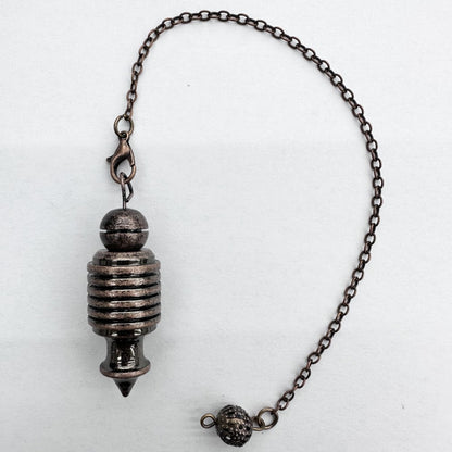 Six-Layer Copper Necklace With A Conical Gravity-Concentrating Pendulum
