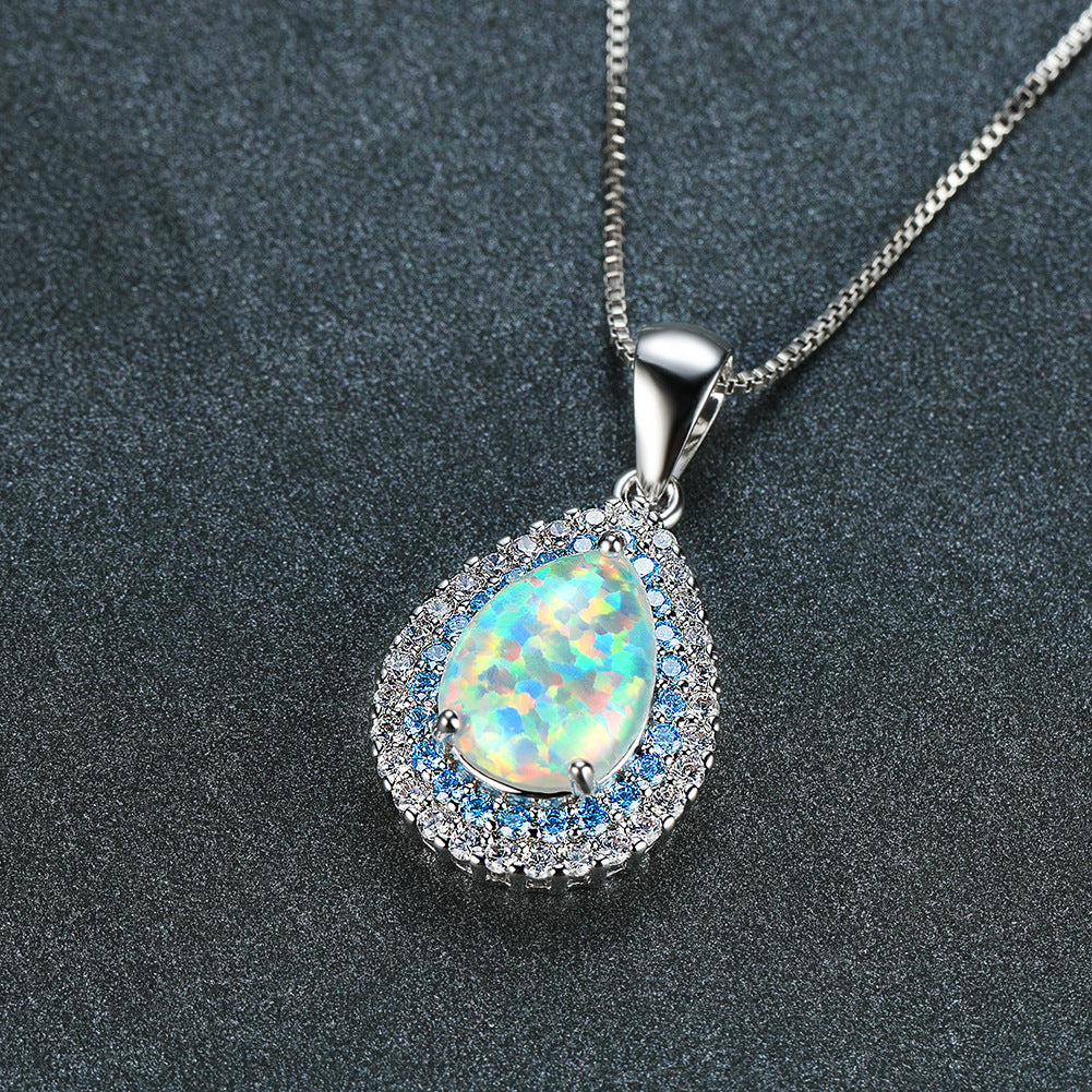 Waterdrop Opal Necklace