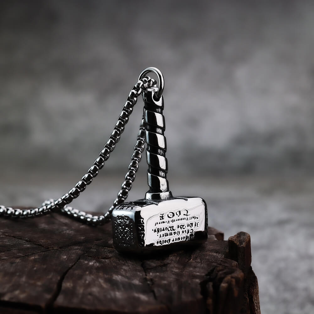 Men's Hammer Pendant Necklace