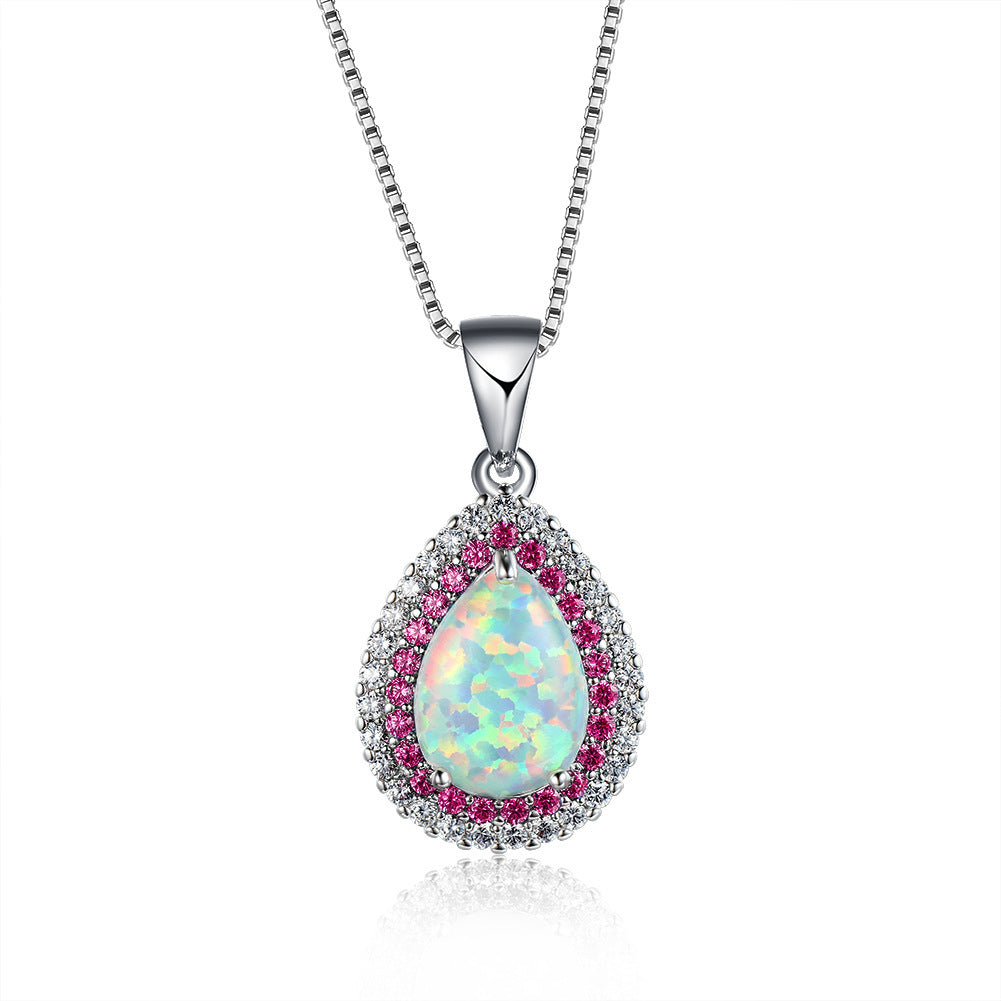 Waterdrop Opal Necklace