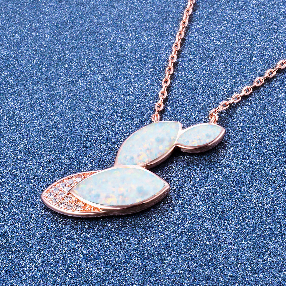 Leaf Opal Necklace
