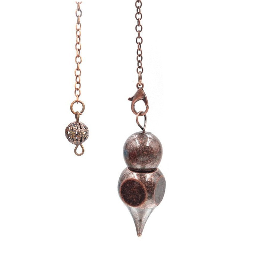 Copper Solid Metal Detachable Gourd-Shaped Pendulum