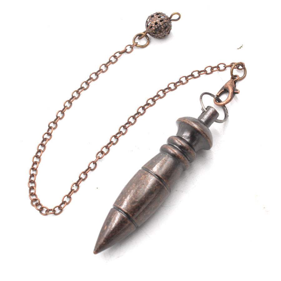 Copper bullet-shaped gravity metal pendulum