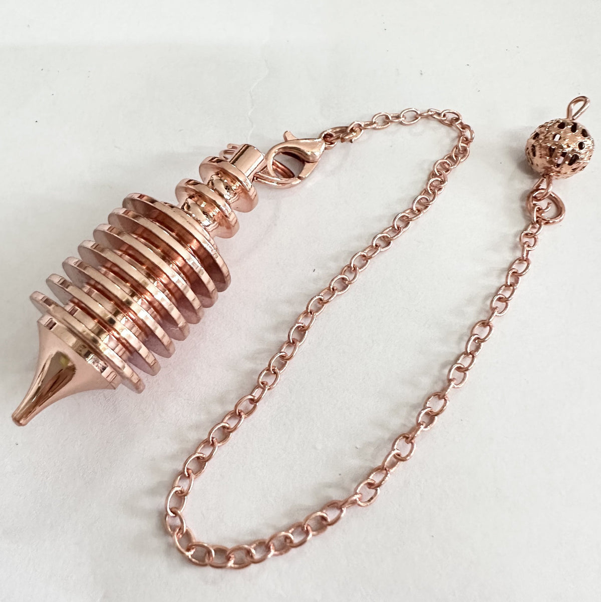 Seven-layer copper conical gyroscope gravity pendulum