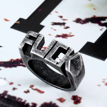 Men's Vintage Skull And Bones Ring