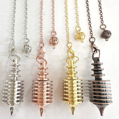 Seven-layer copper conical gyroscope gravity pendulum