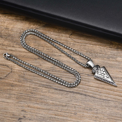 Men's Viking Arrow Pendant Necklace