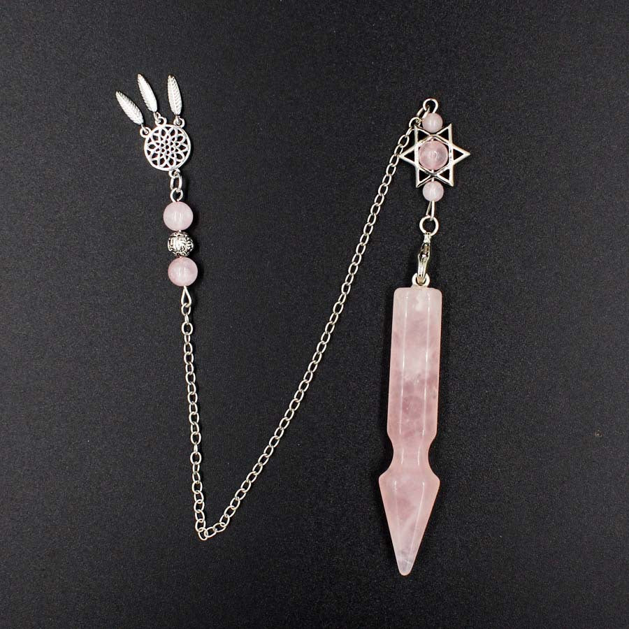Arrow Crystal Column Spirit Pendulum Star Net Chain