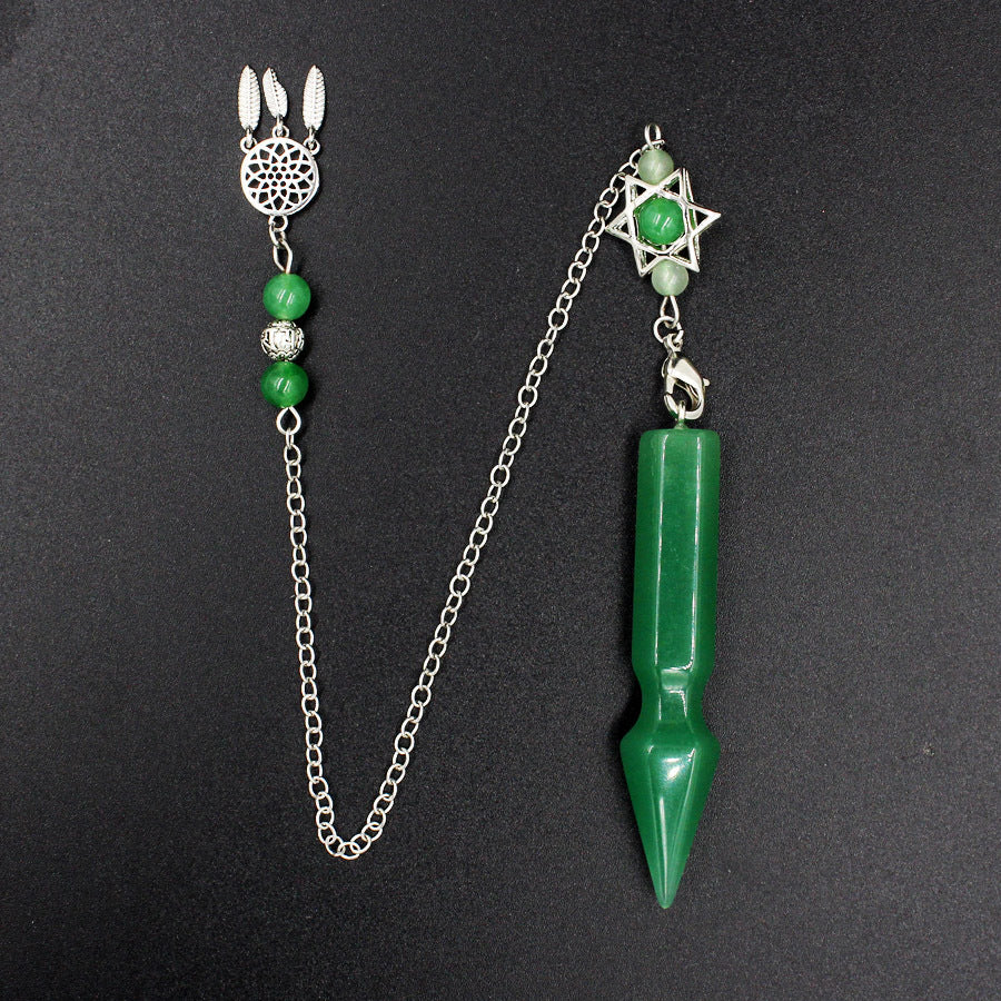 Arrow Crystal Column Spirit Pendulum Star Net Chain