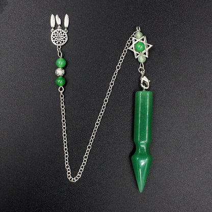 Arrow Crystal Column Spirit Pendulum Star Net Chain