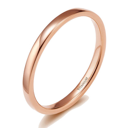 2mm 6-Color Minimalist Aperture men's&women's Ring