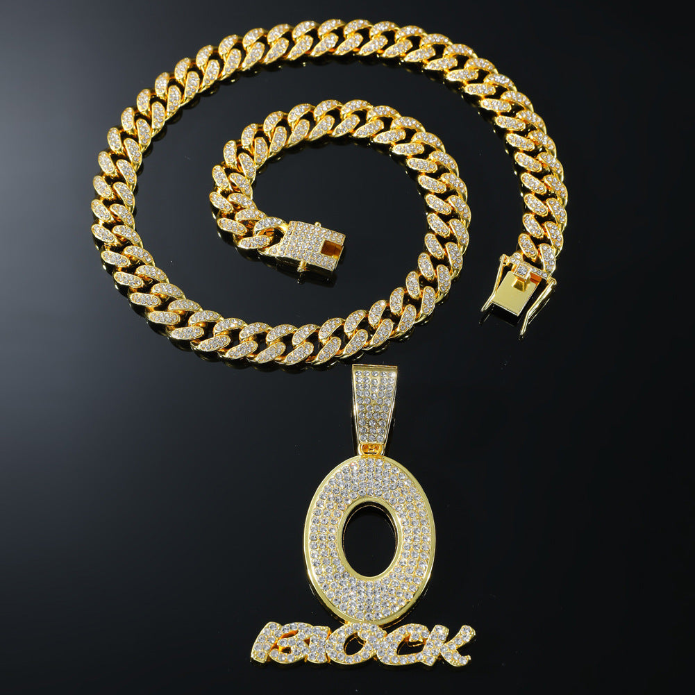 Hip-Hop O-Shaped Cuban Chain Pendant Necklace