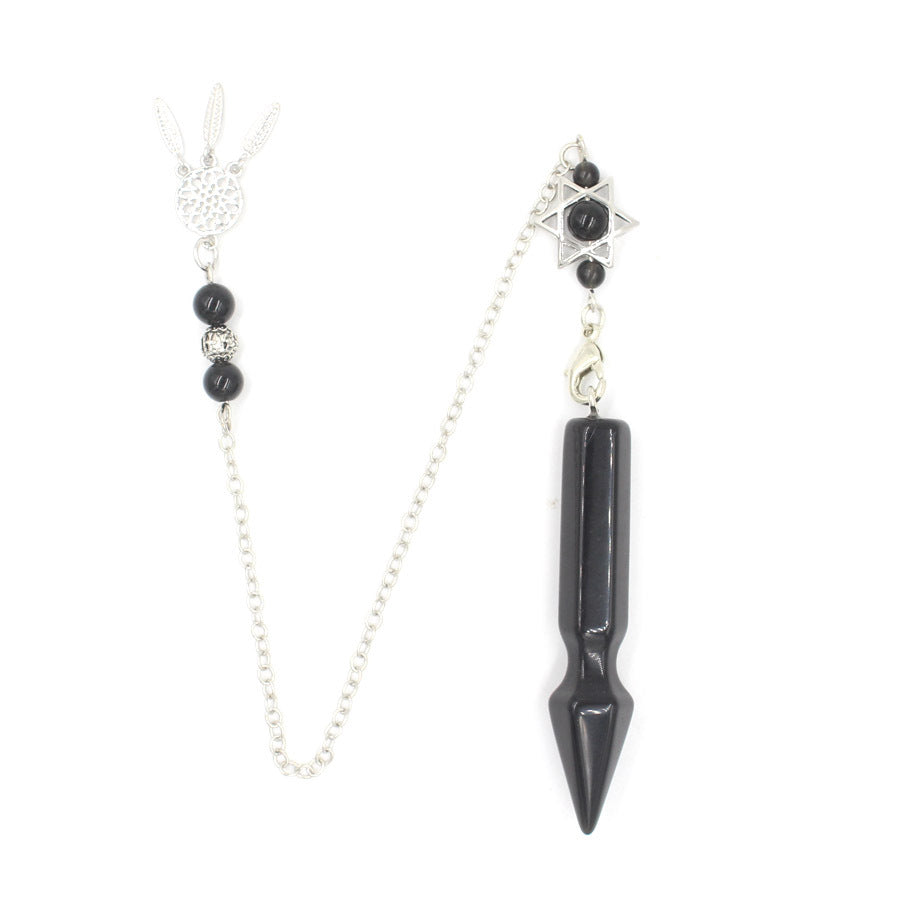 Arrow Crystal Column Spirit Pendulum Star Net Chain