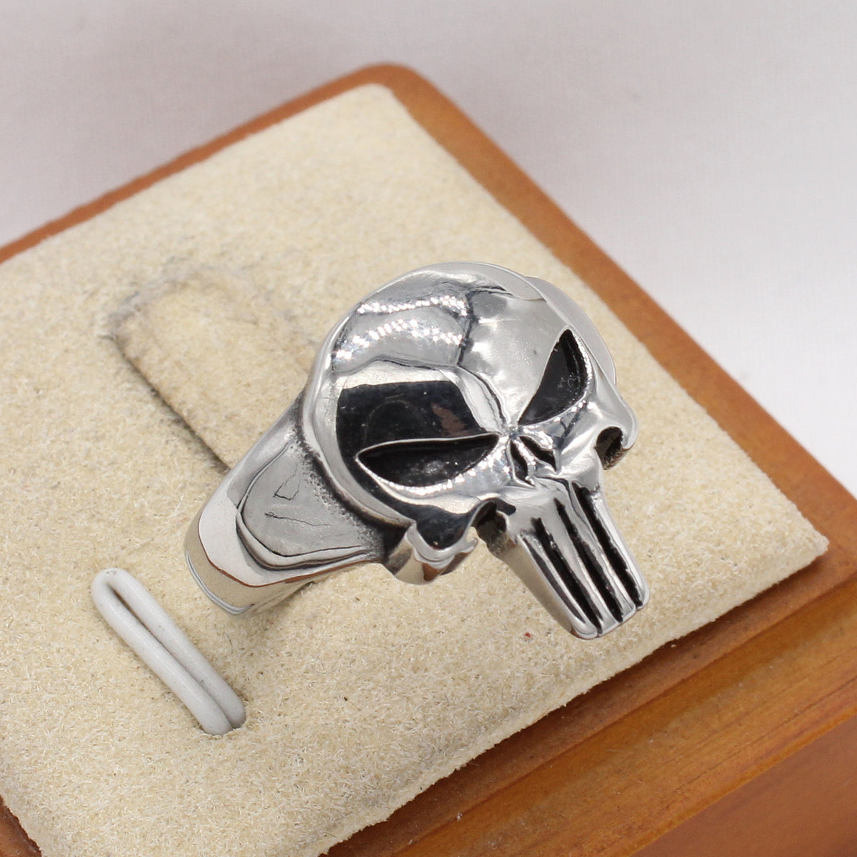 Men's Punisher 3D Skull Ring