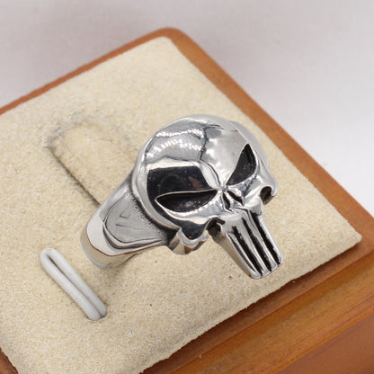 Men's Punisher 3D Skull Ring