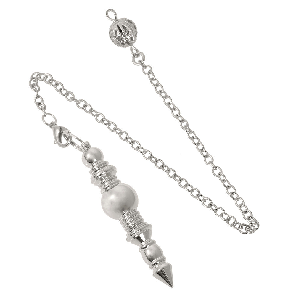 Copper Fm Independent Necklace Threaded Chain Cone-Shaped Gyroscope Spirit Pendulum