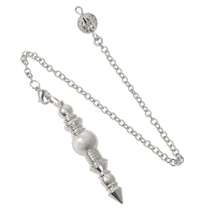 Copper Fm Independent Necklace Threaded Chain Cone-Shaped Gyroscope Spirit Pendulum