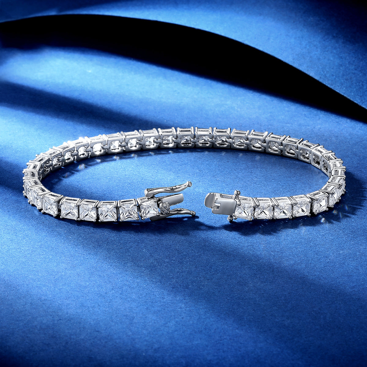 Women&Men's 4mm Zircon Cuban Tennis Bracelet