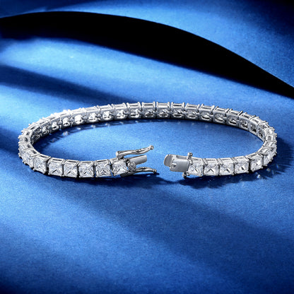 Women&Men's 4mm Zircon Cuban Tennis Bracelet