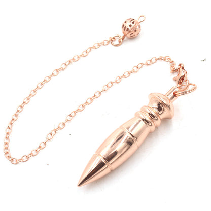 Copper bullet-shaped gravity metal pendulum